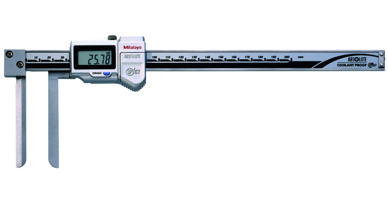 Mitutoyo Késélű digitális tolómérő, IP67, 10.1-200 mm, 0.01 mm (573-643-20) termék fő termékképe