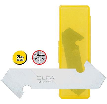 Olfa PB-800 penge műanyagvágó dekor és hobby késhez, 3 db/csomag termék fő termékképe