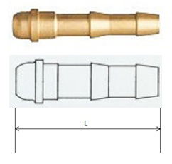 Rectus (STD 17/06) G 3/8 csatlakozású tömlővég, hosszú termék fő termékképe